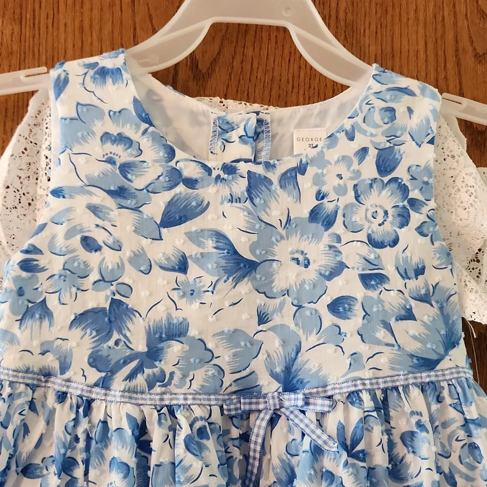 Toddler Girls NWT George 3T lined dress - Picture 6 of 8